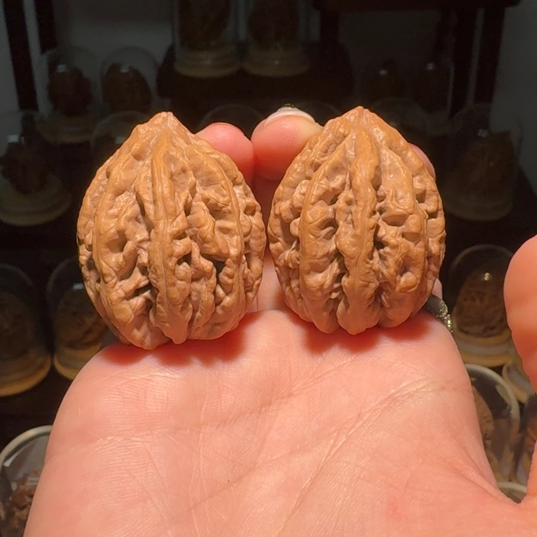 把件文玩核桃豆粒火焰