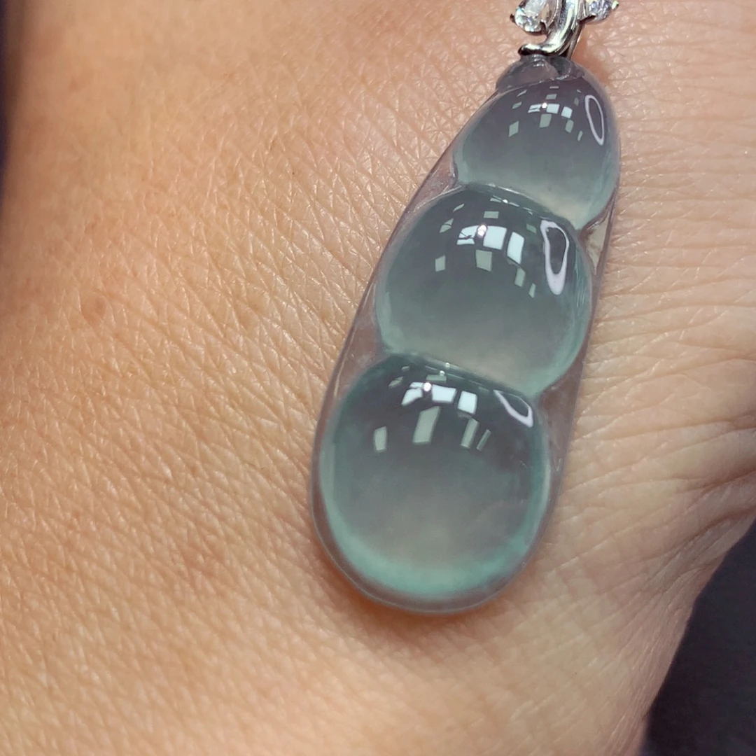 定制翡翠18K金镶嵌翡翠