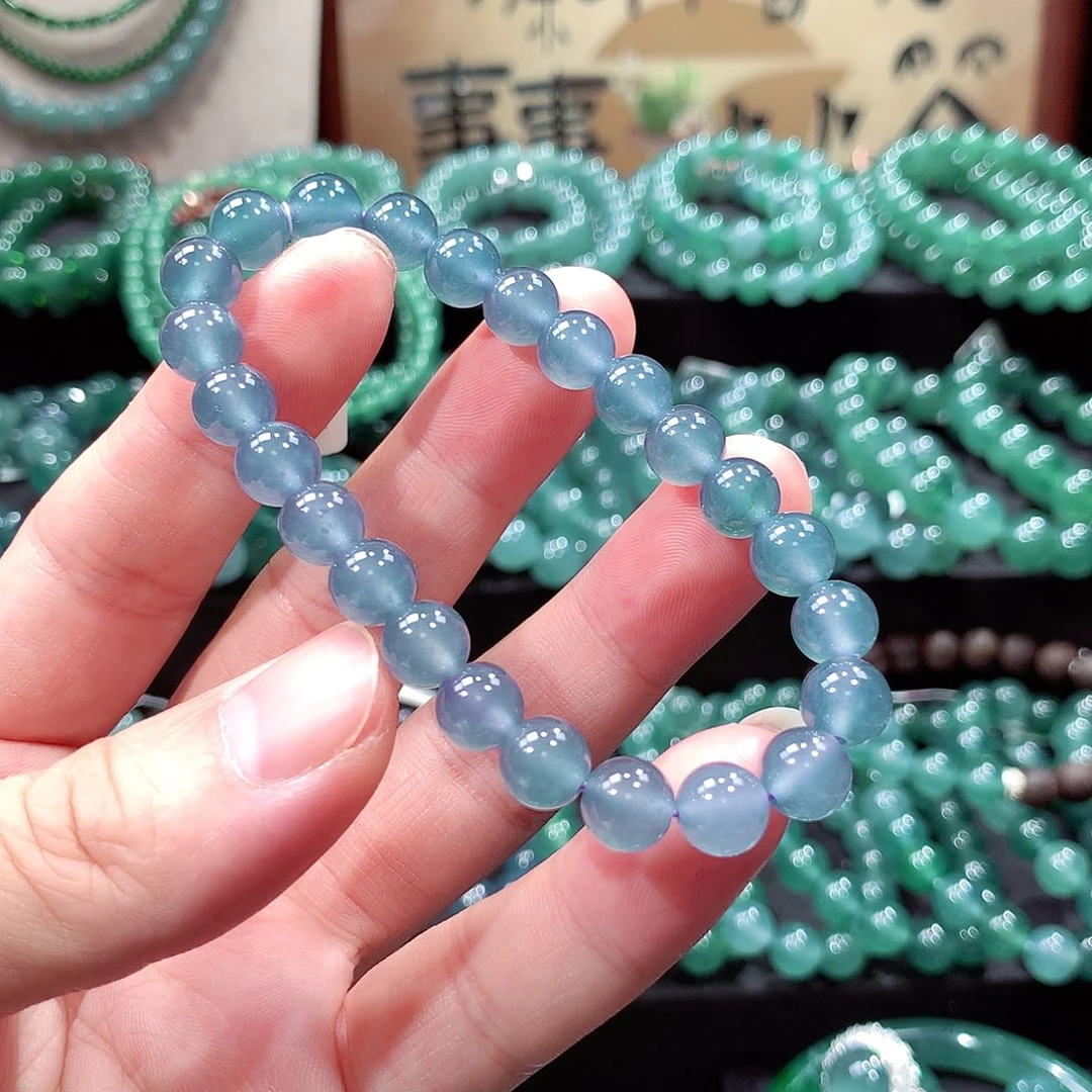 翡翠未镶嵌手链卡8