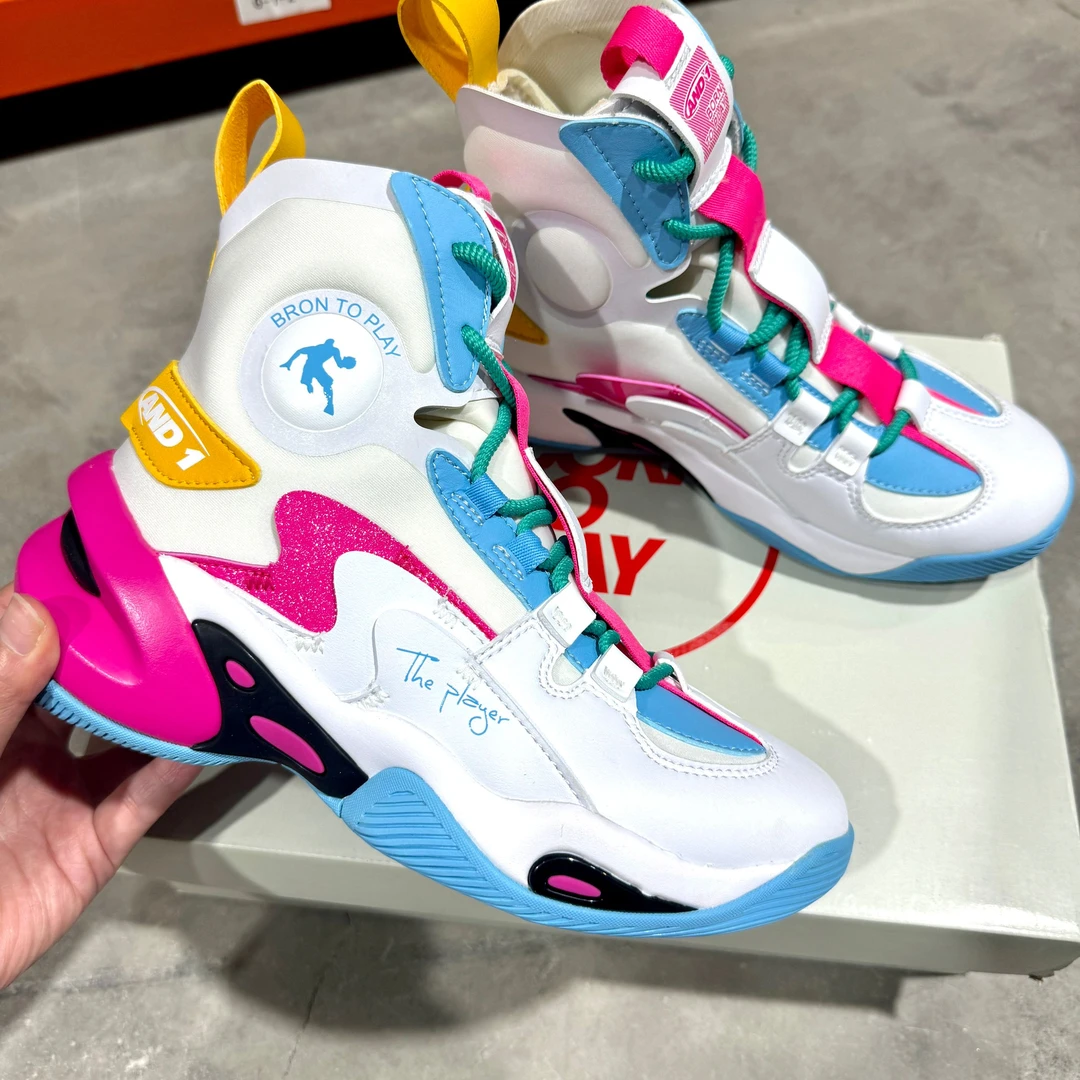 男女同款防水防滑减震篮球鞋高帮学生运动鞋（QA-0013）