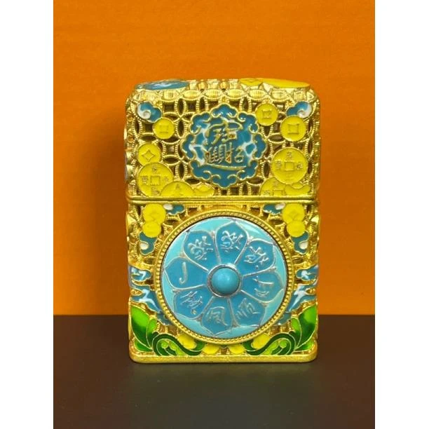 佐罗金算盘防风煤油打火机（需自行配油）双面夜光