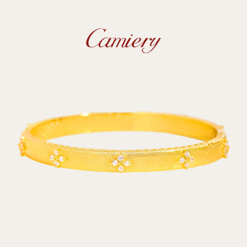 【现货48h发】CAMIERY新中式轻奢拉丝手镯百搭时尚Z