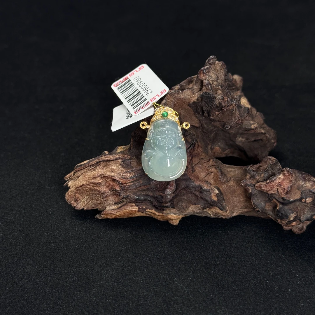 【诚翠拍品第一百零七期午】翡翠63吊坠FKG16072金