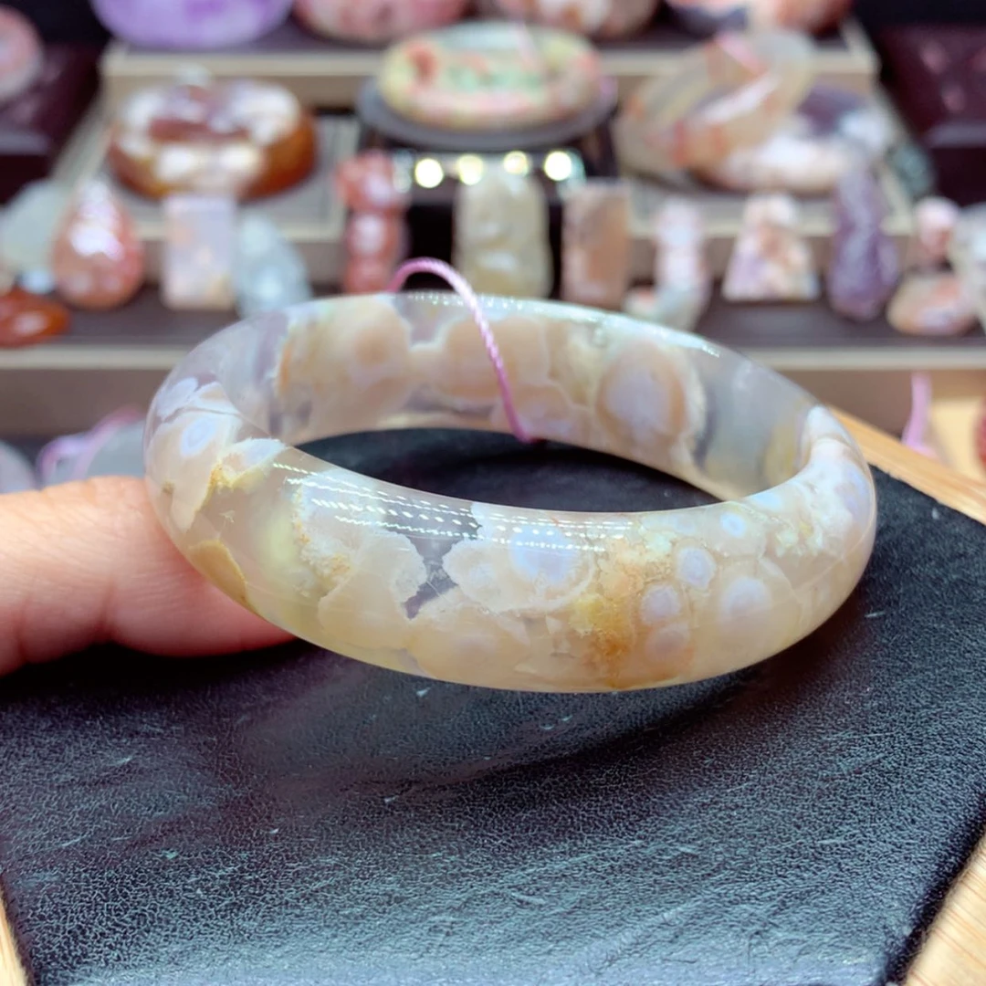 【闪购商品】玛瑙/玉髓手镯未镶嵌大*9