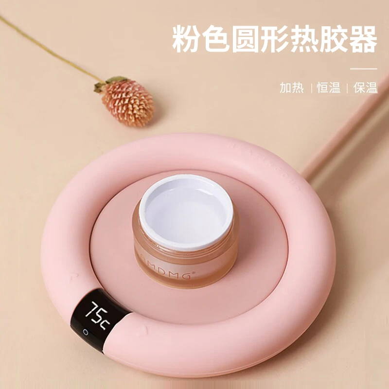 美甲加热垫兔耳朵加热甲油胶美甲光疗指甲油胶便捷加热垫底座热胶
