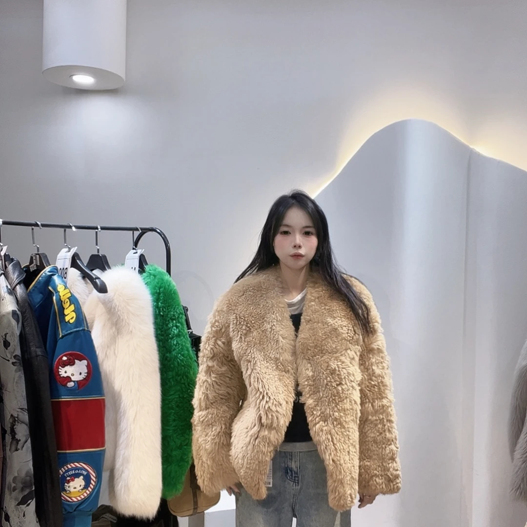 小***妈真皮皮毛一体222-240