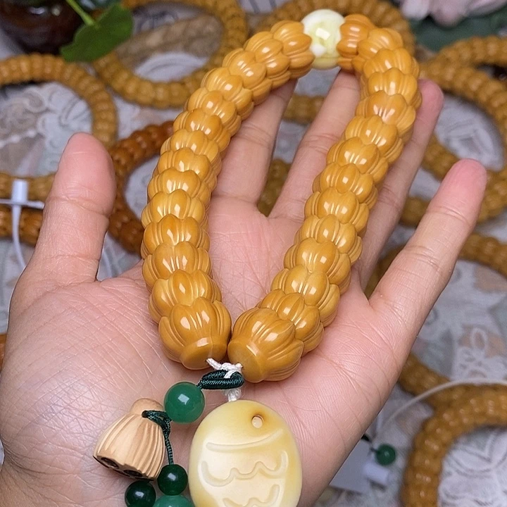 猴头核桃吊坠莲花17加