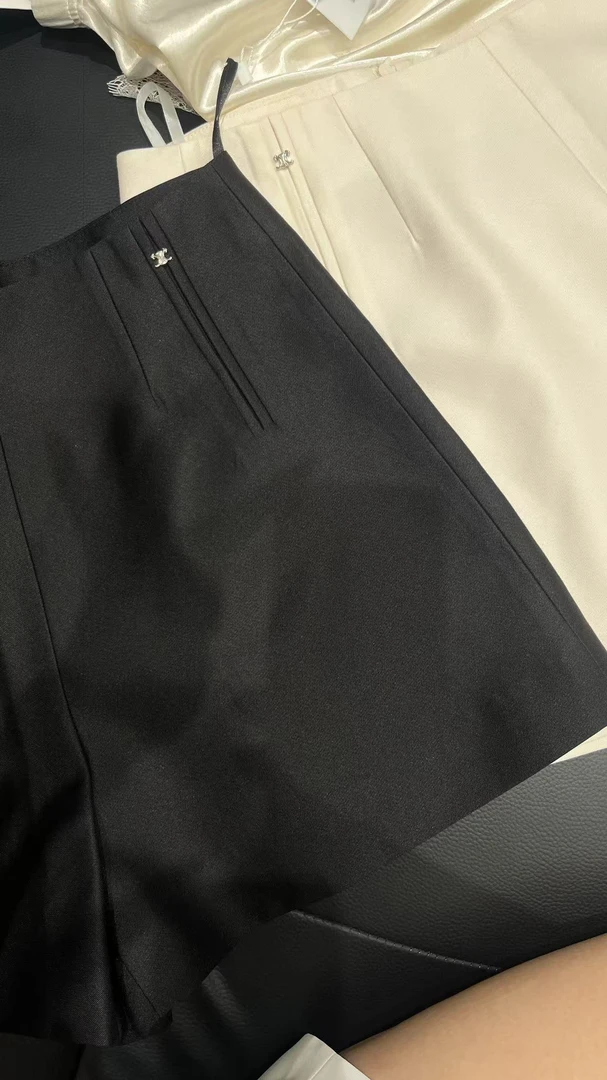 薄款时尚夏季打底高腰直筒潮流四季通用短裤极简风