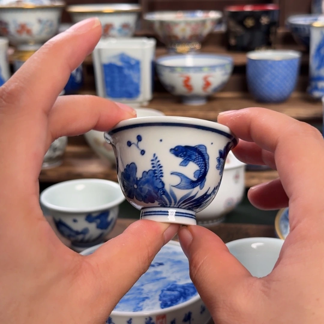 纯手工手绘陶瓷茶具