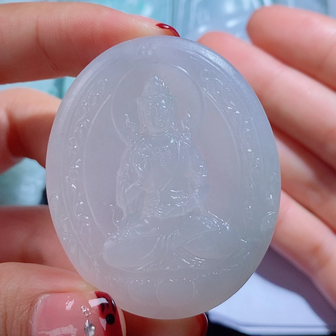 定制翡翠未镶嵌毛货不支持退货下单需确认抛光