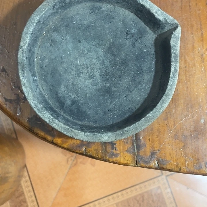 摆件清**月小砚台一个全品的