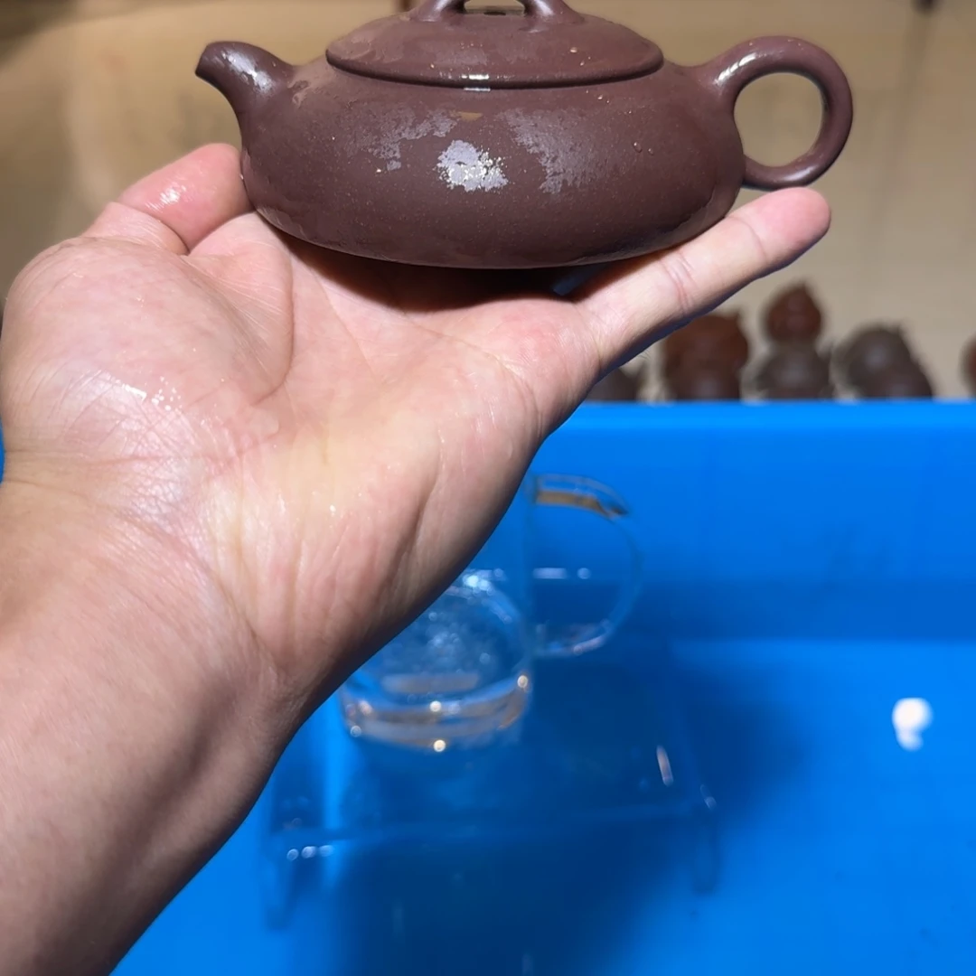 茶壶紫砂半手工紫泥无尘壶150CC