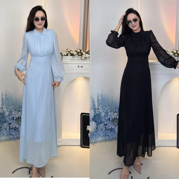 ADLA新款长袖连衣裙连衣裙短裙修身显瘦连衣裙