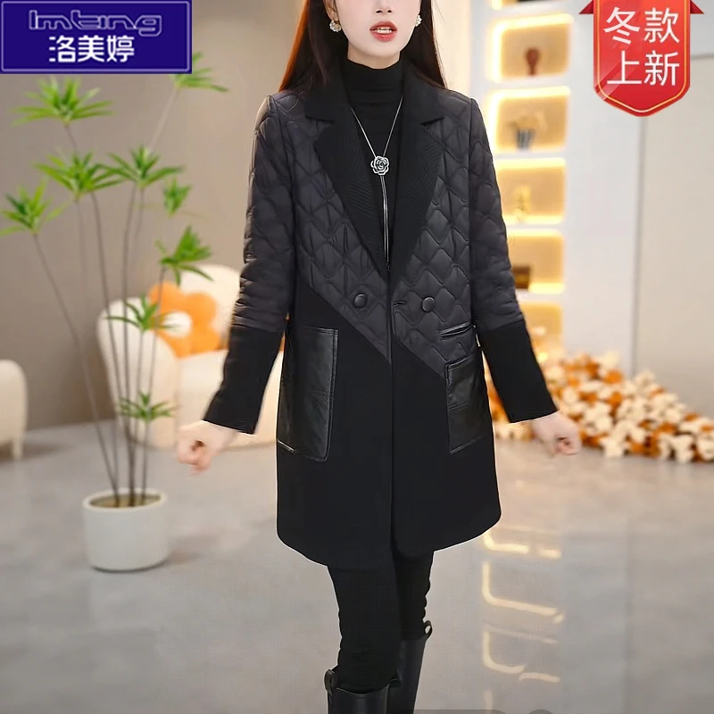 妈妈冬装外套洋气棉服中年女装棉衣大气保暖外套新款棉袄冬季上衣
