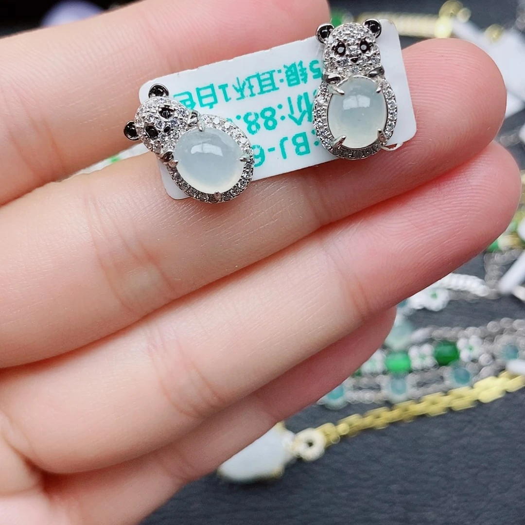 银S925镶嵌戒指翡翠