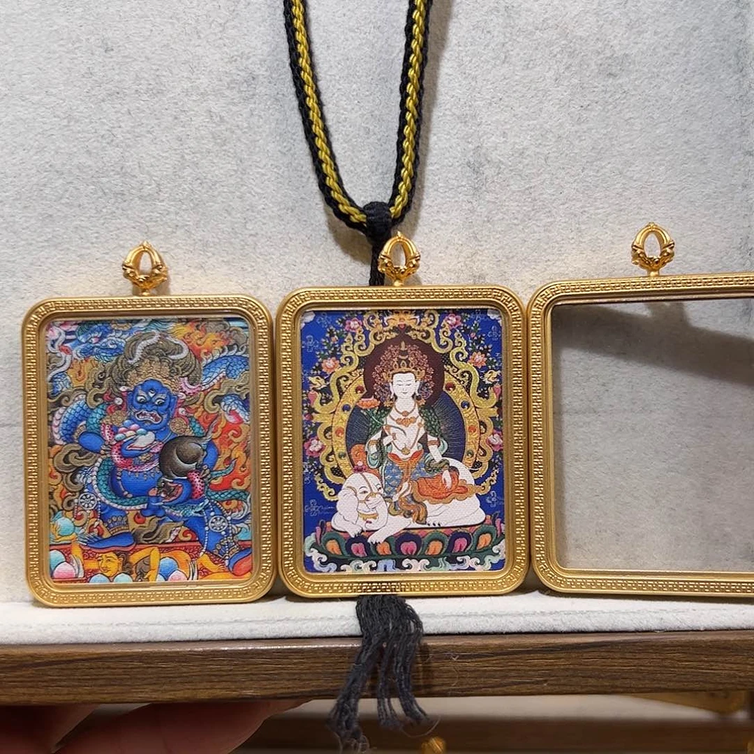 恒***森吊坠双面定制普贤黑老爷