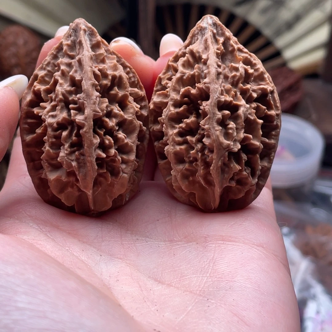 文玩核桃把件楸刀鱼19