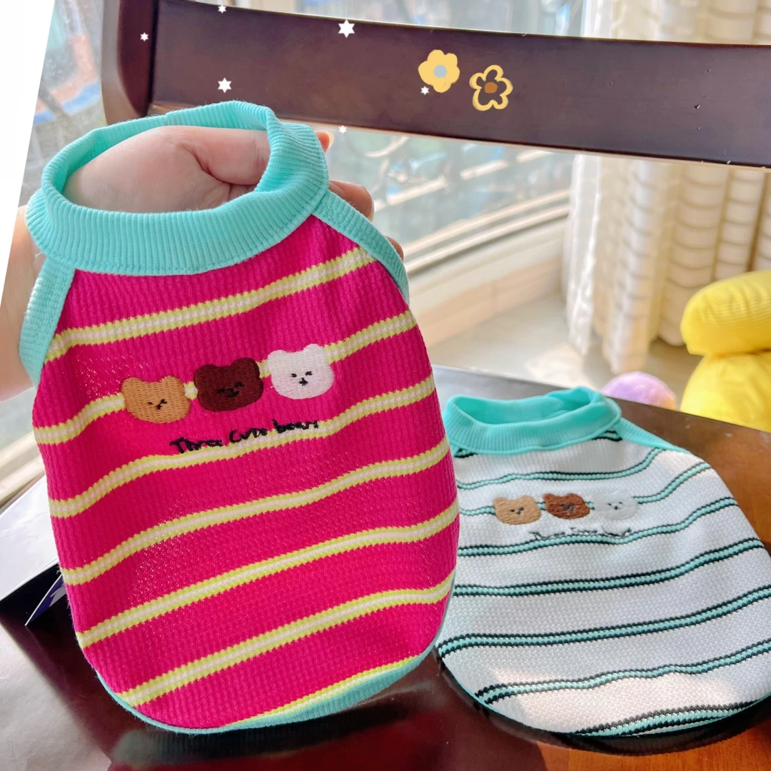 新款宠物狗狗衣服小型犬吊带背心可爱家居服春秋季