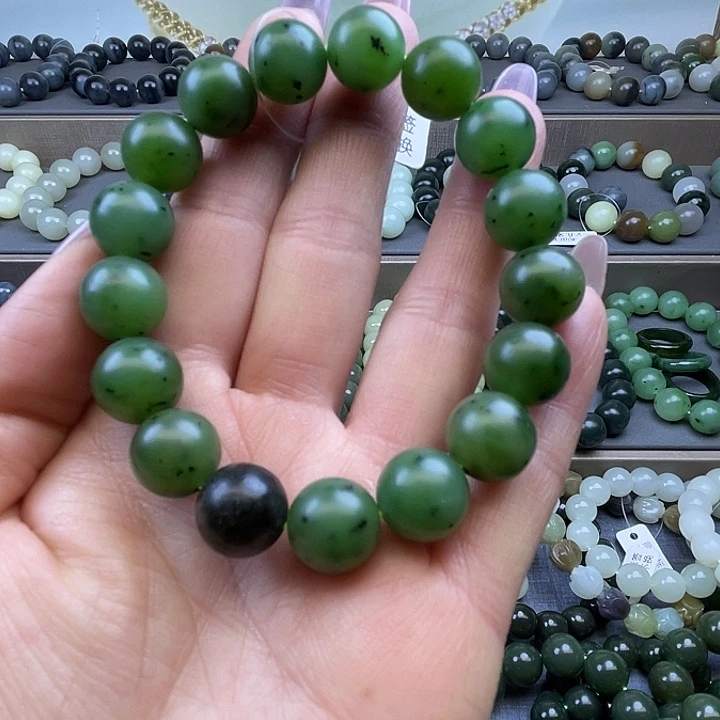 和田玉未镶嵌手链