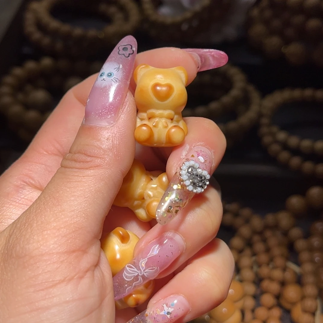 吊坠猴头核桃小熊单颗全品