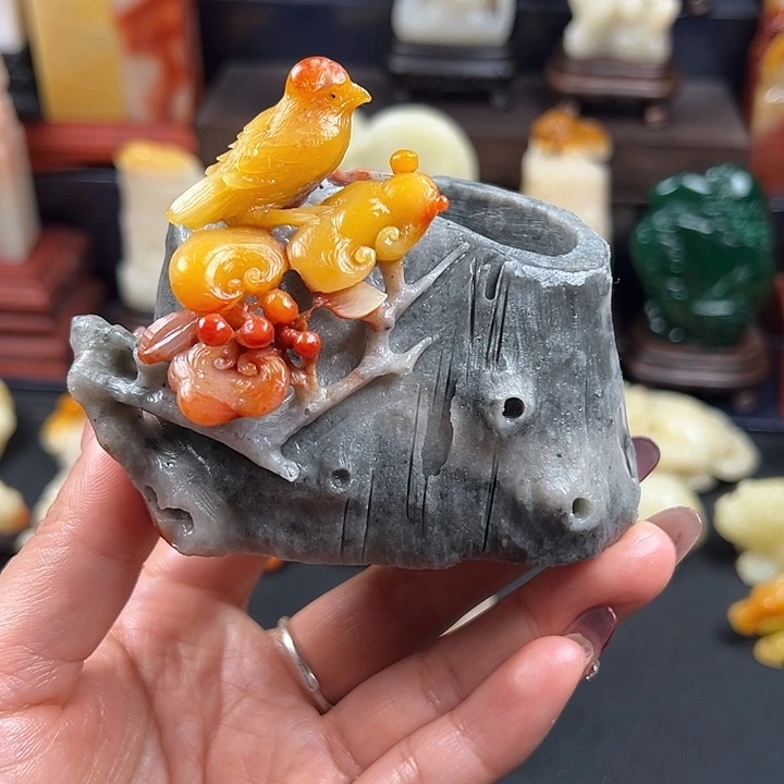 寿山石林*老性芙蓉石