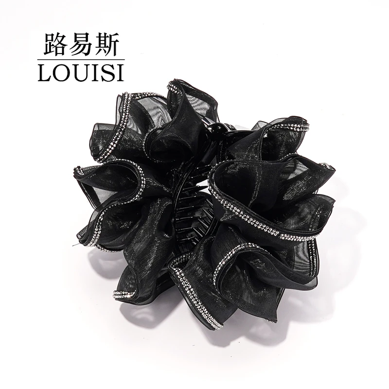 巴黎王妃3.0【墨影】蓬松显发量丸子夹后脑勺盘发发饰MY1180