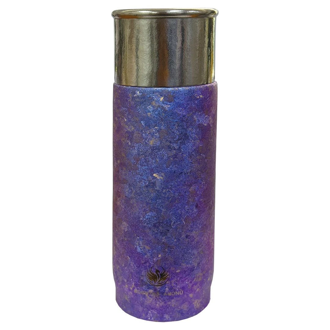 8465#纯钛杯保温杯450ml高颜值便携磁吸盖（茶 牛奶 果汁都可以装）