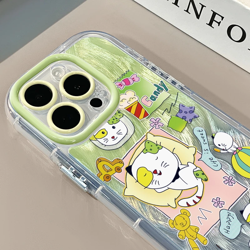 狐尾泡芙猫咪小怪适用苹果16手机壳iphone15华为小米vivo14oppo13