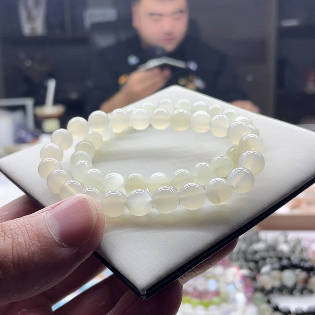 未镶嵌手串水晶8mm左右白月光手串