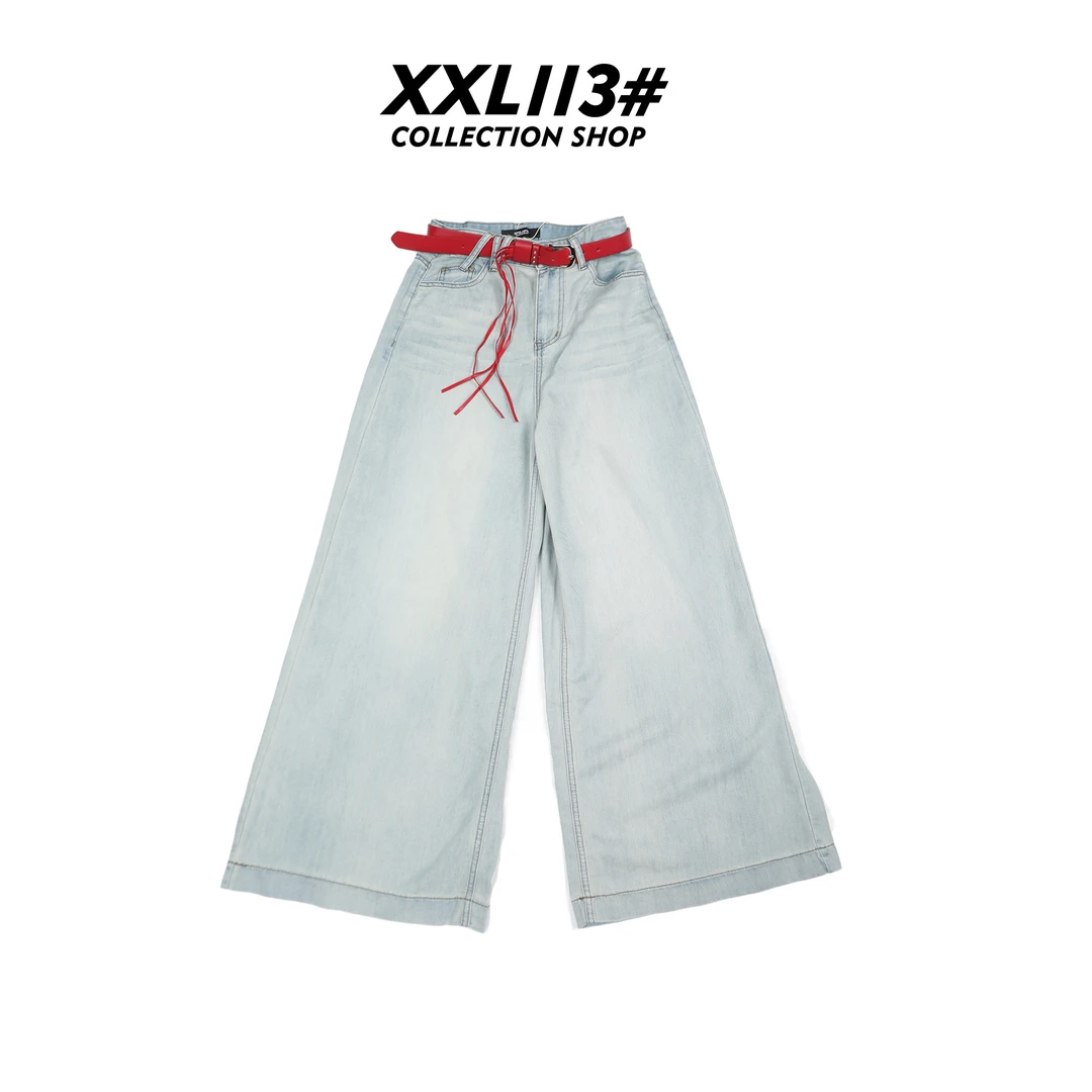 113* CENTRALIZED SHOP常规韩版街头水洗裤子直筒X5F09E6255