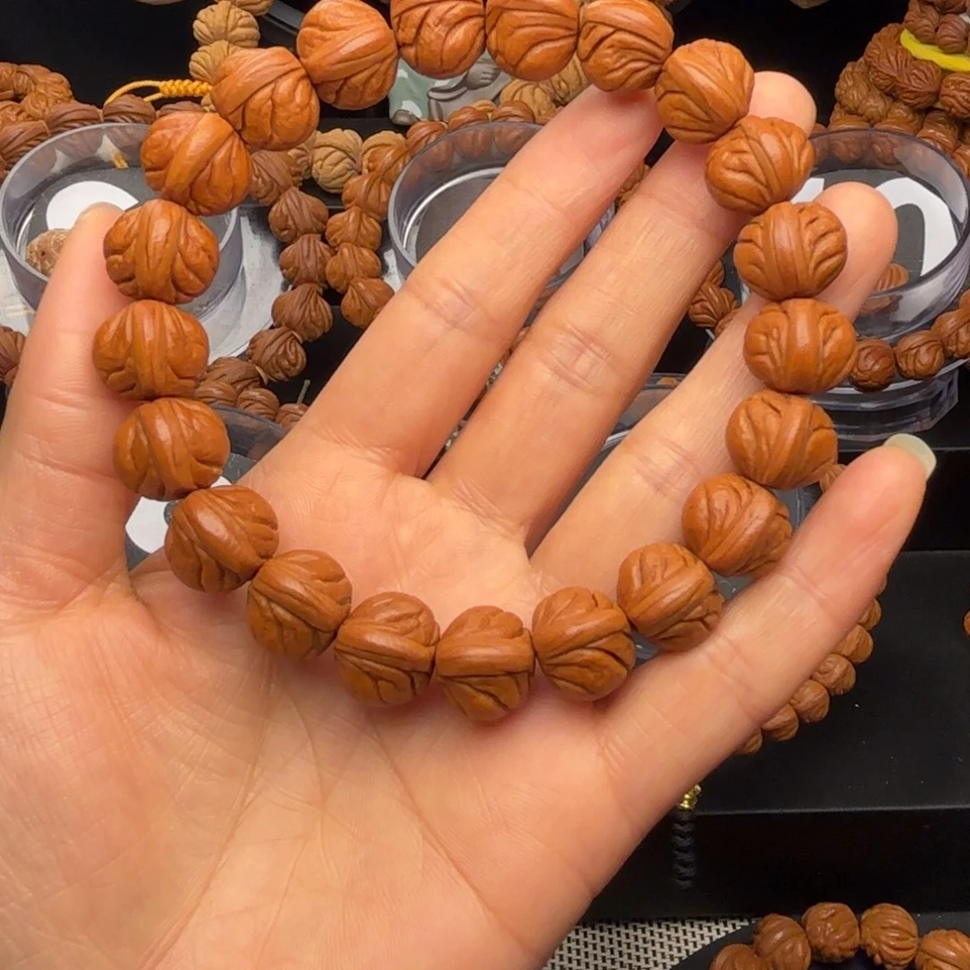 桃核吊坠野生红魔1.3尺寸