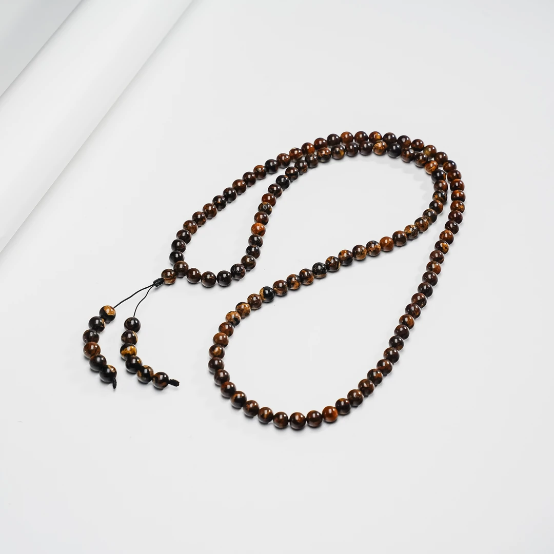 8mm老矿料老油根108珠多圈手串SDTP4648（多样性发其一）