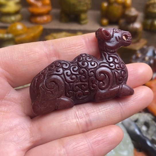 蛇纹石玉未镶嵌颈饰31