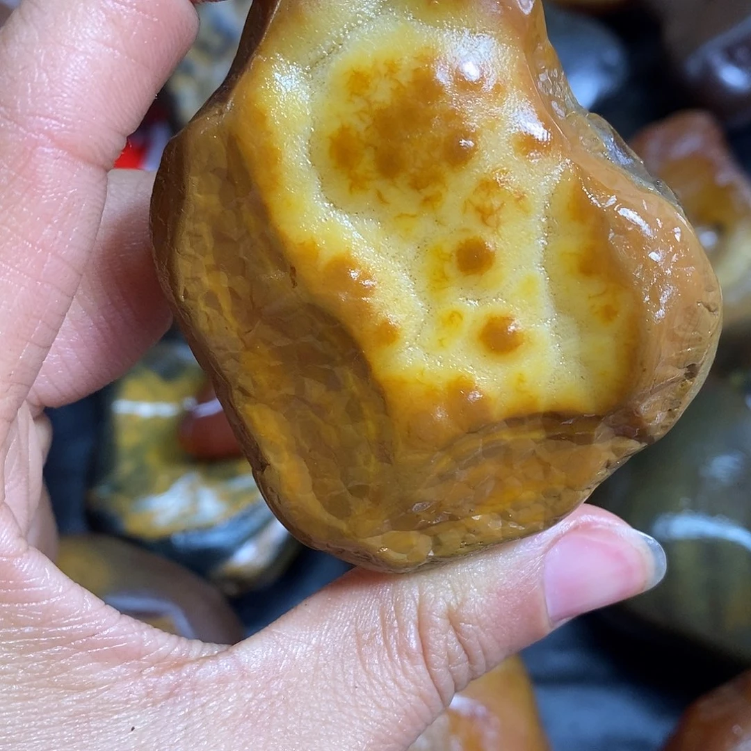 玛瑙/玉髓未镶嵌手把件