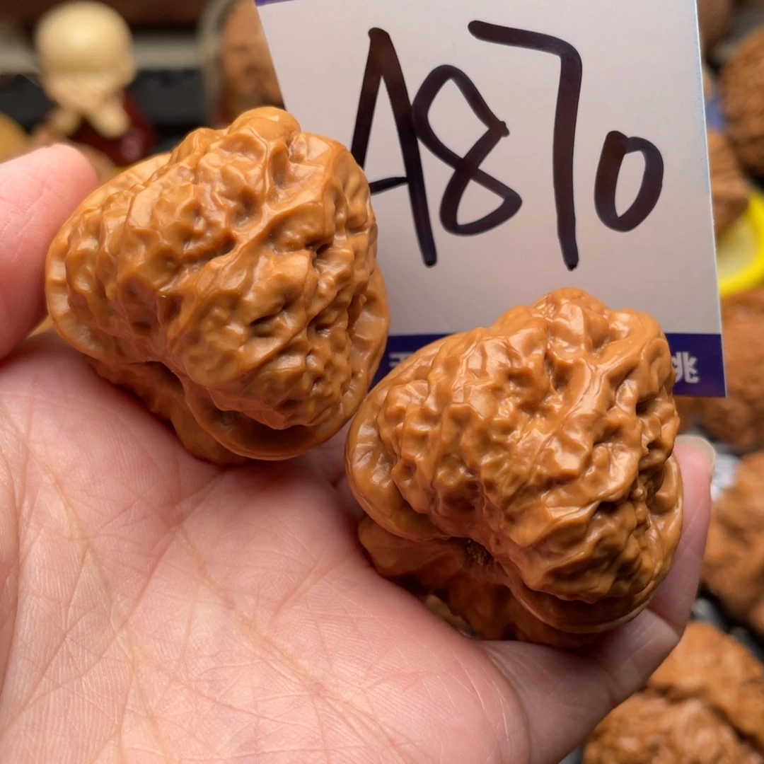 桃核把件蛤蟆头37