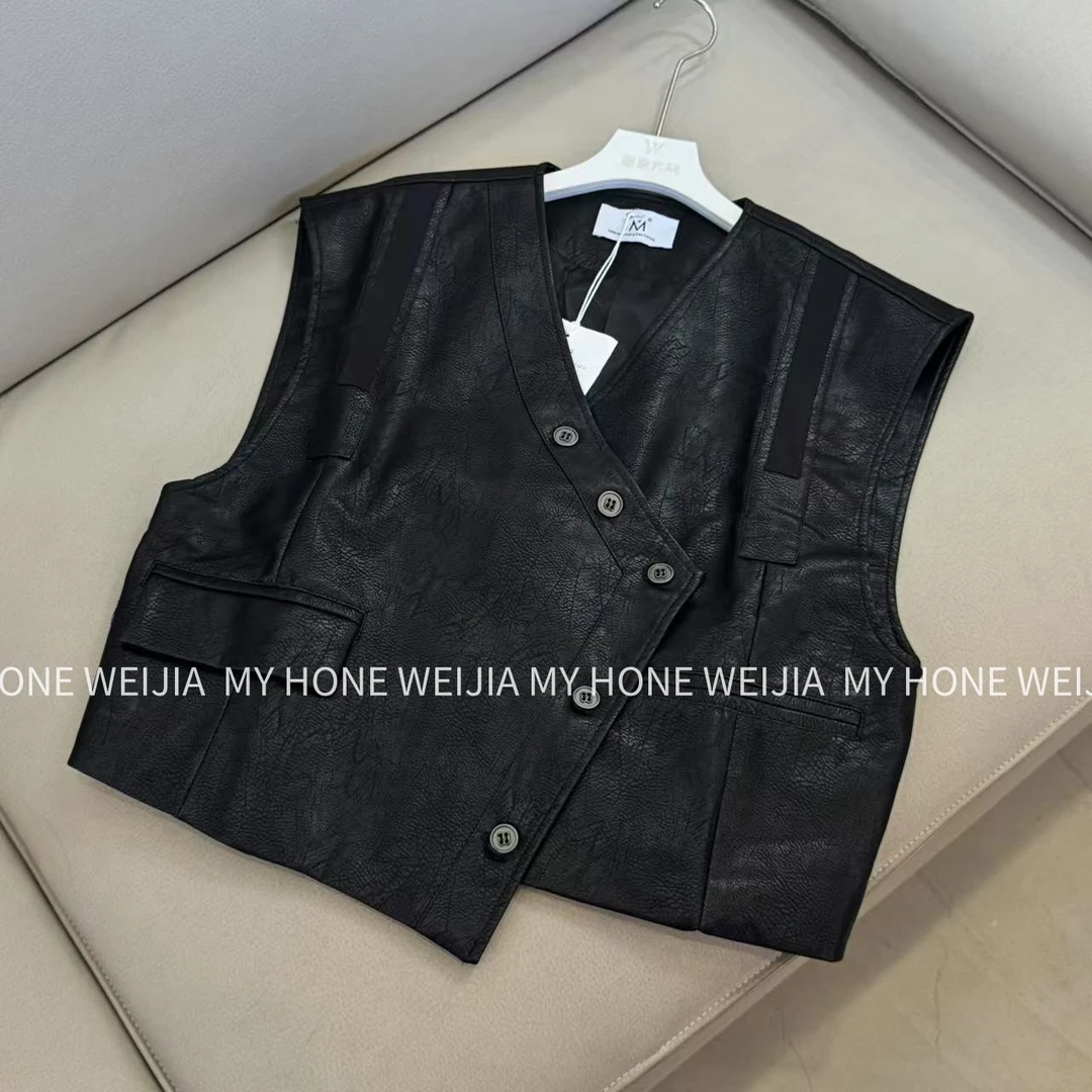 【WJ】春款 祝 3650 黑色马甲 （均码）