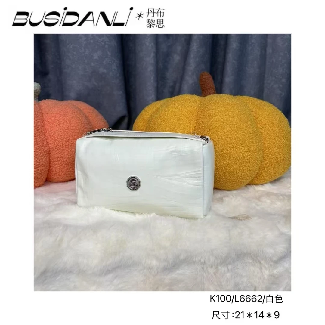 K100枫叶纹/L6662/白色BusiDanli高端定制斜挎包气质轻奢真皮