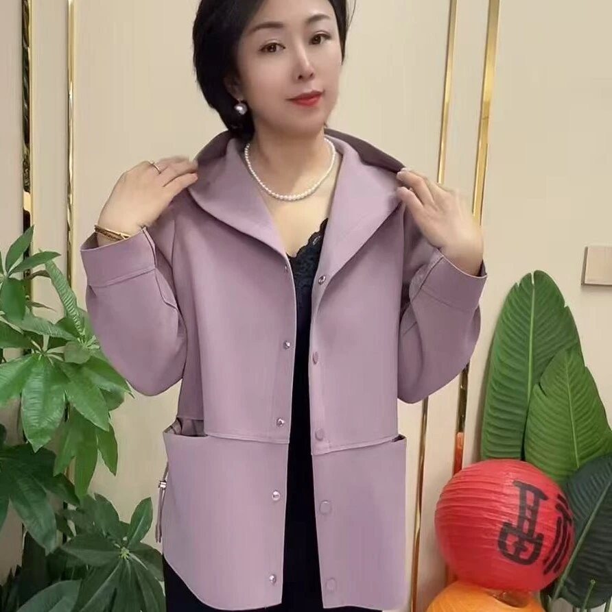 【依派推荐】新款百搭连帽风衣外套