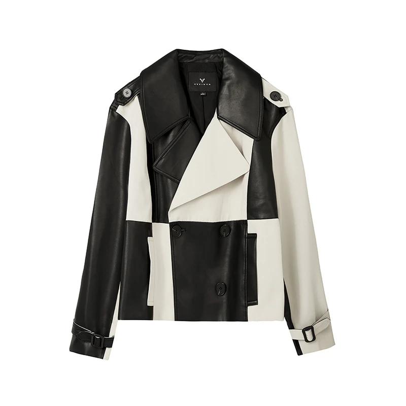 【乔臻臻专属】设计感拼接外套X08BWS3606