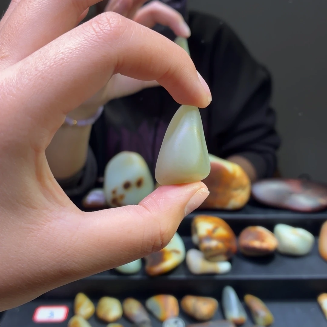 和田玉未镶嵌挂件16.2