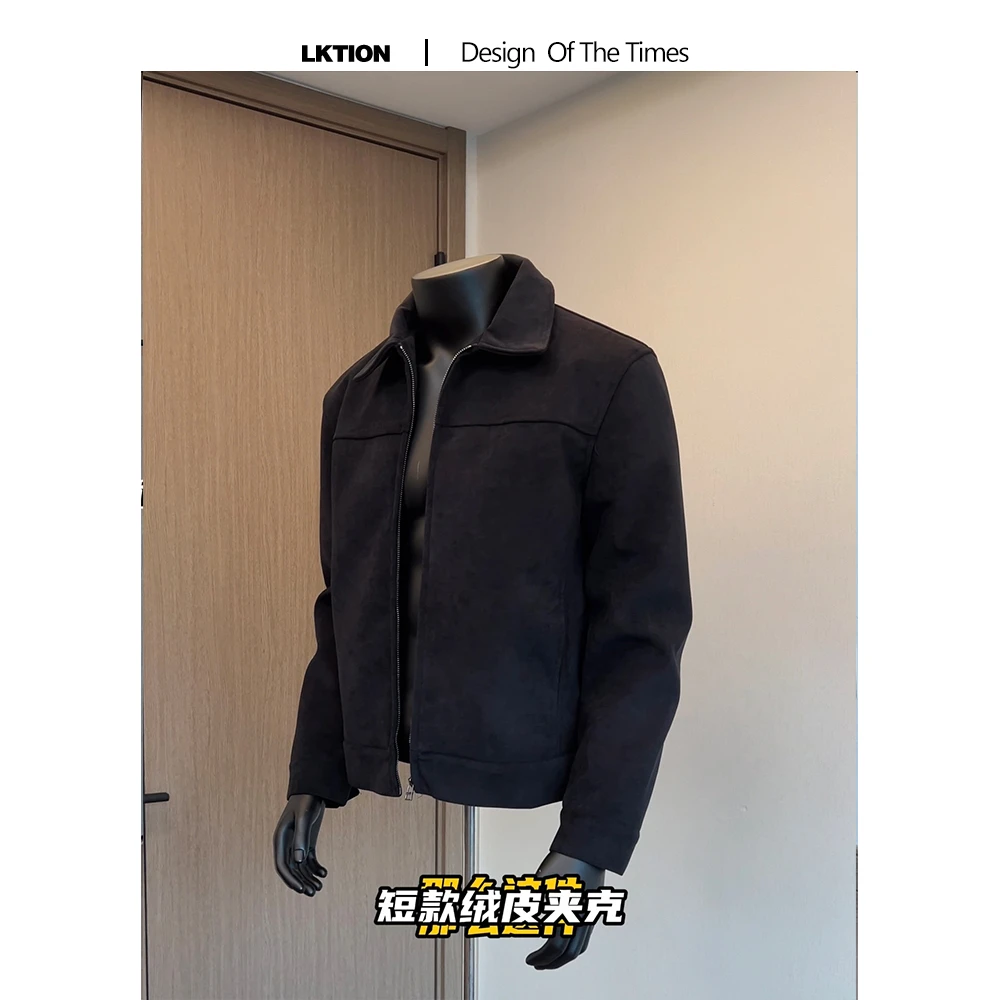 LK正品 荒野系列美式夹克磨砂高级感休闲户外翻领外套