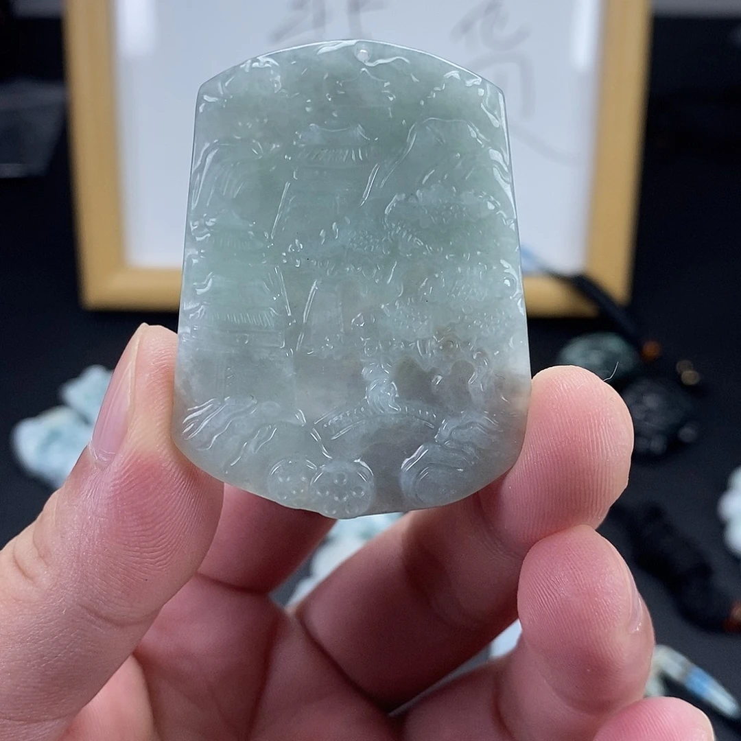 翡翠未镶嵌颈饰翡翠