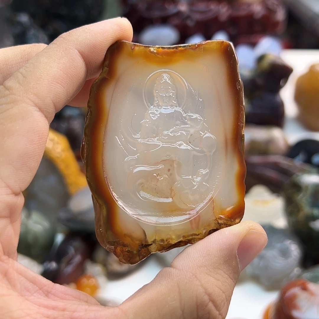 玛瑙/玉髓未镶嵌颈饰