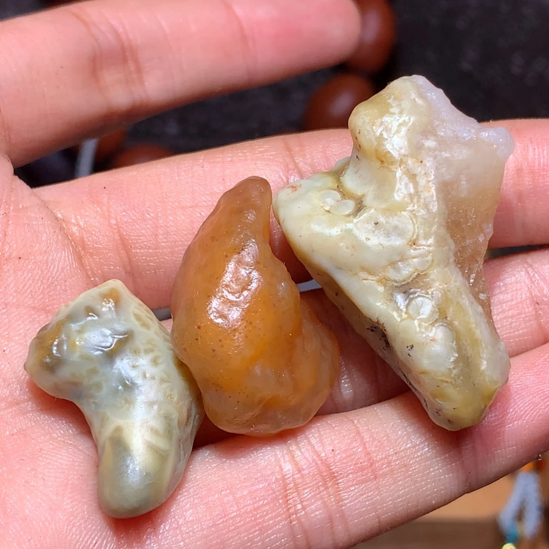 未镶嵌玛瑙/玉髓珠宝半成品
