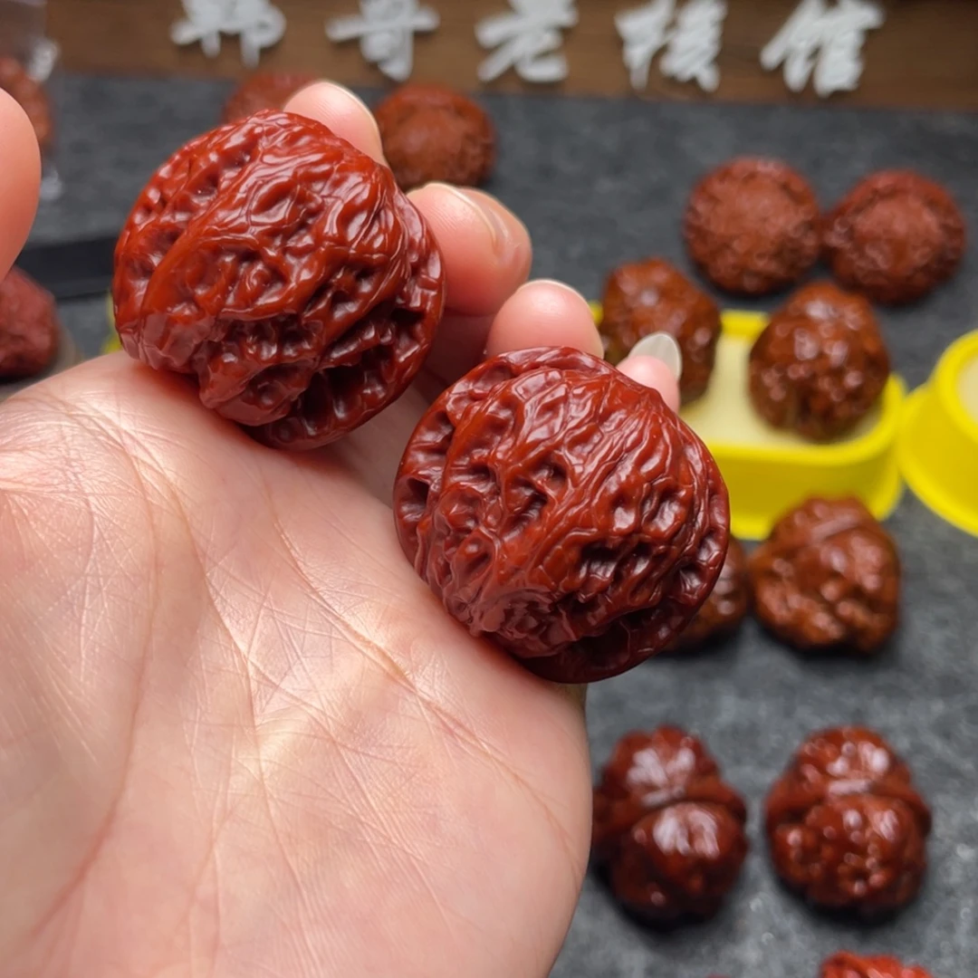 文玩核桃吊坠文玩核桃 手把件 野狼 36