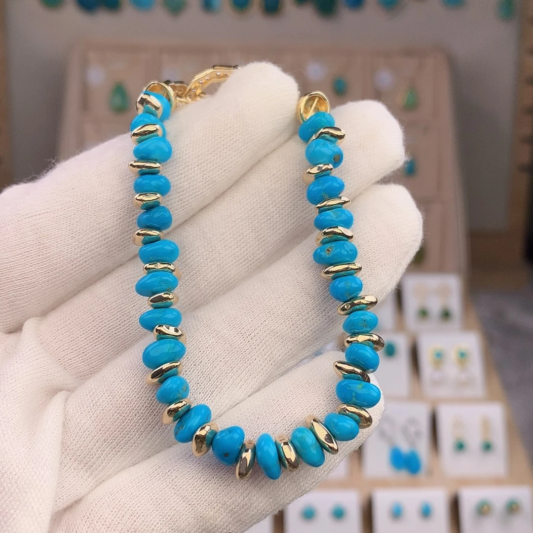 绿松石未镶嵌手链