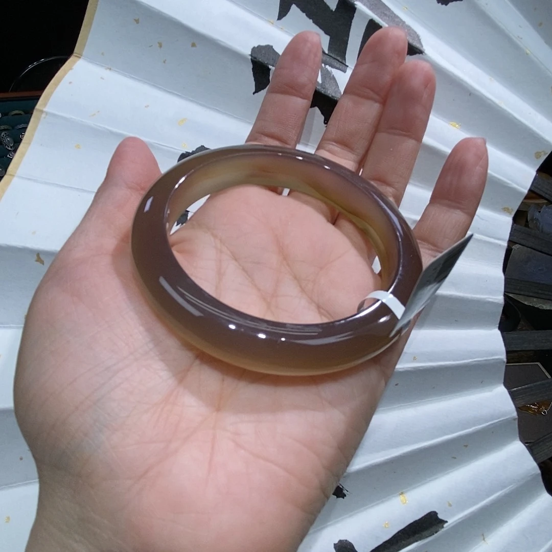 玛瑙/玉髓手镯未镶嵌梁**4