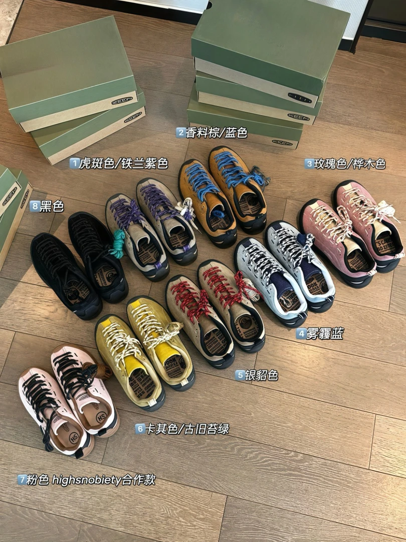 夏季透气女登山鞋JASPER户外露营爬山徒步鞋情侣男女防滑耐磨