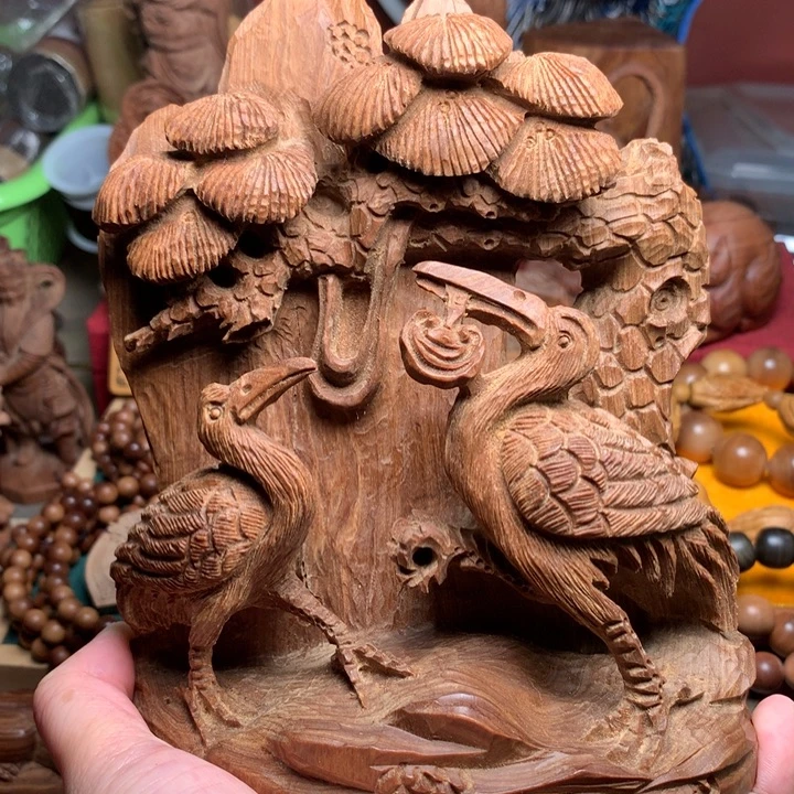 檀香木把件老山檀496克福利手工