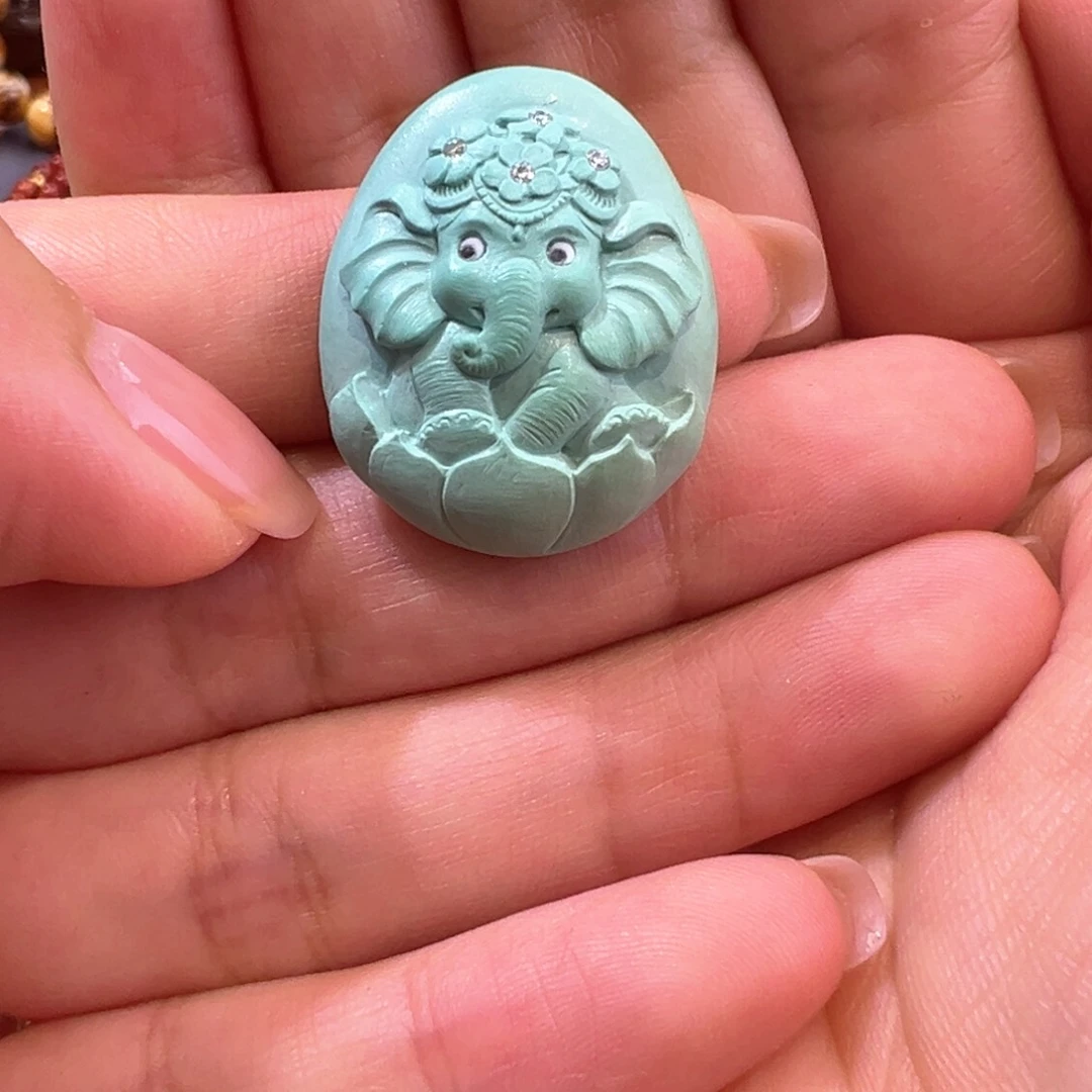 绿松石未镶嵌配件?**?配件